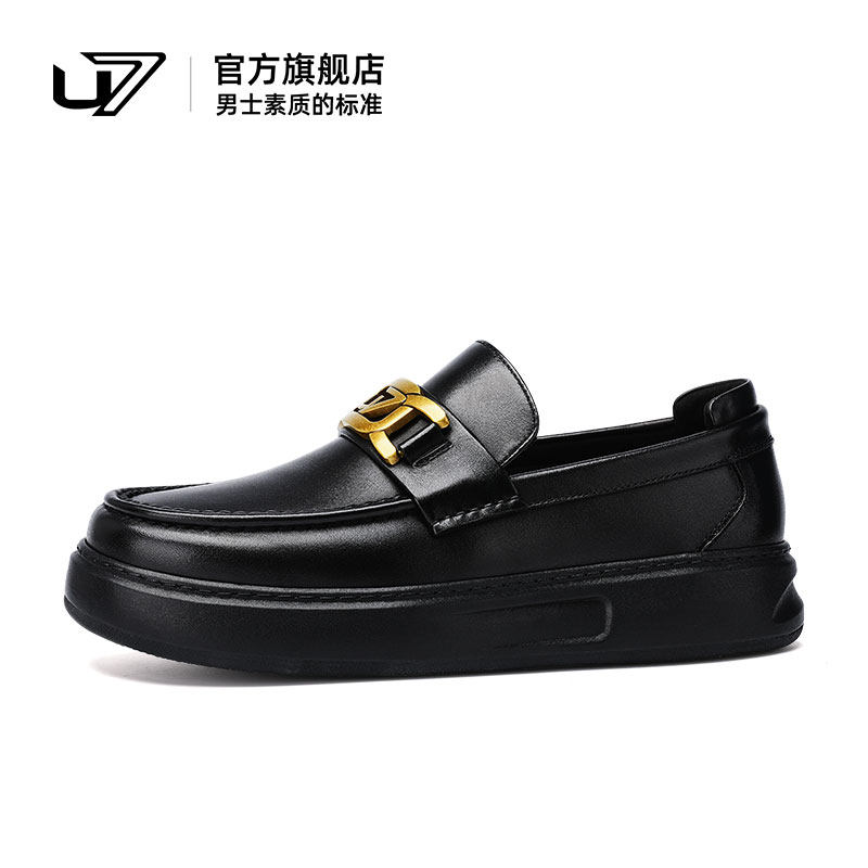 u7休闲皮鞋头层牛皮亲肤舒适