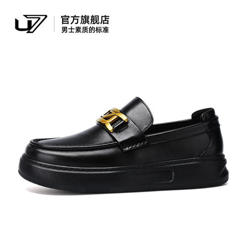 u7休闲皮鞋头层牛皮亲肤舒适