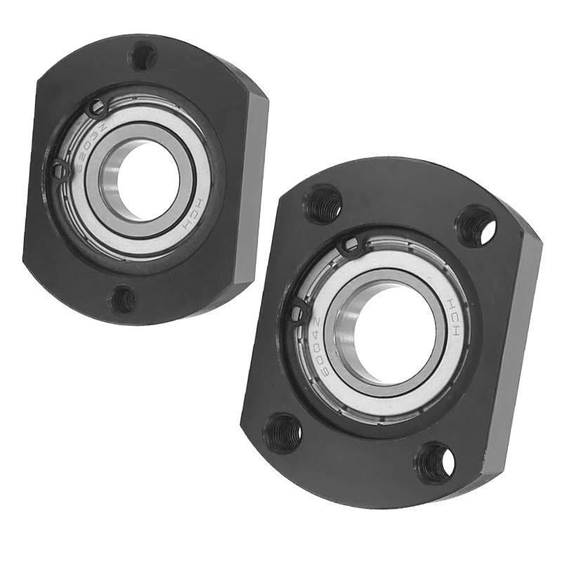 轴承座组件带BFC01带扣环轴承座BGTAB省空间用微型法兰型单轴承座