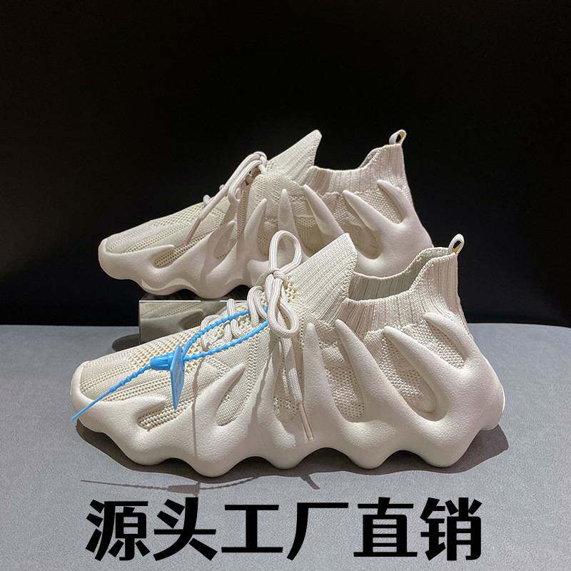 太仓运动鞋女款春季新款韩版学生透气运动鞋情侣款袜子鞋女女跑织