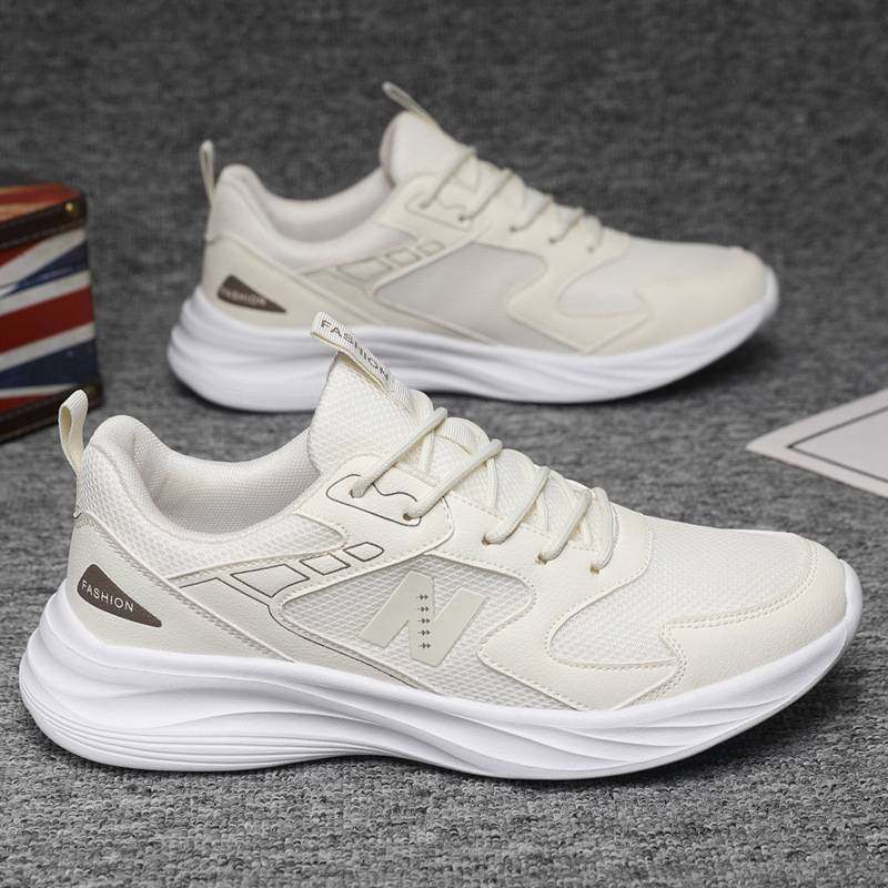 晋江市鼎至鞋业情侣款 春季新款男女百搭字透气百搭网面轻便跑步