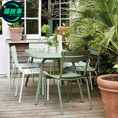 花园桌椅北欧白色价格 花园桌椅北欧白色图片 星期三