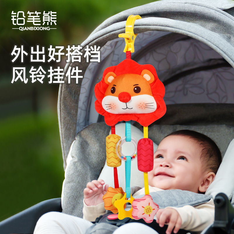 TEMU新生儿床铃头摇铃婴