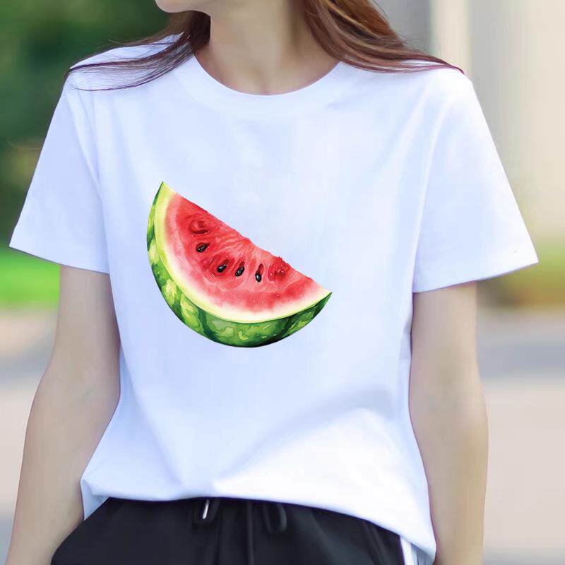 外穿夏季新款短袖卡通甜美休闲薄款印花ins洋气女韩版圆领时尚T恤