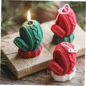Series Aromatherapy Christmas Glove Modeling Candle Mold