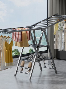 Drying racks folding indoor balconies clothing drying poles