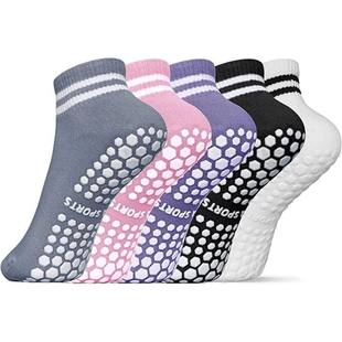 Grip Socks for Women, Non Slip Pilates Yoga Socks with Doubl