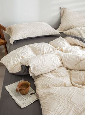 cotton quilt duvet cover pillow cases bed sheets set 四件套