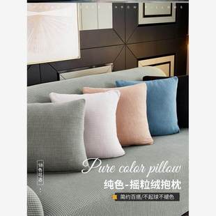 Throw pillow sofa back cushion cover velvet Pillow case靠垫