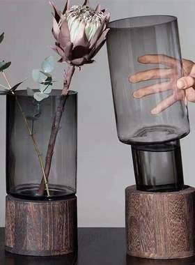 Nordic Home Decor Glass Vase Living Room Decoration Flower V