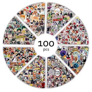 100pcs Anime Stickers Demon Slayer Hunter X Graffiti DIY Lug
