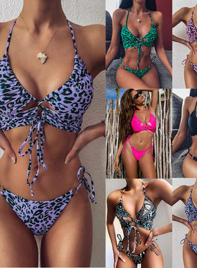 2020 New women's two-piece swimsuit sexy bikini性感比基尼