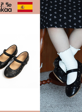 little winkaa小香风公主鞋子宝宝女孩软底平底儿童小皮鞋LW43040