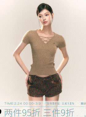 MMMOUND 美式复古设计感黑色紧身短裤女夏季新款包臀热裤