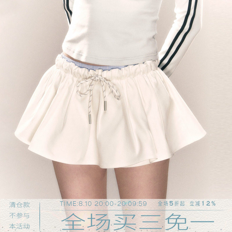 MMMOUND白色半身裙女图片