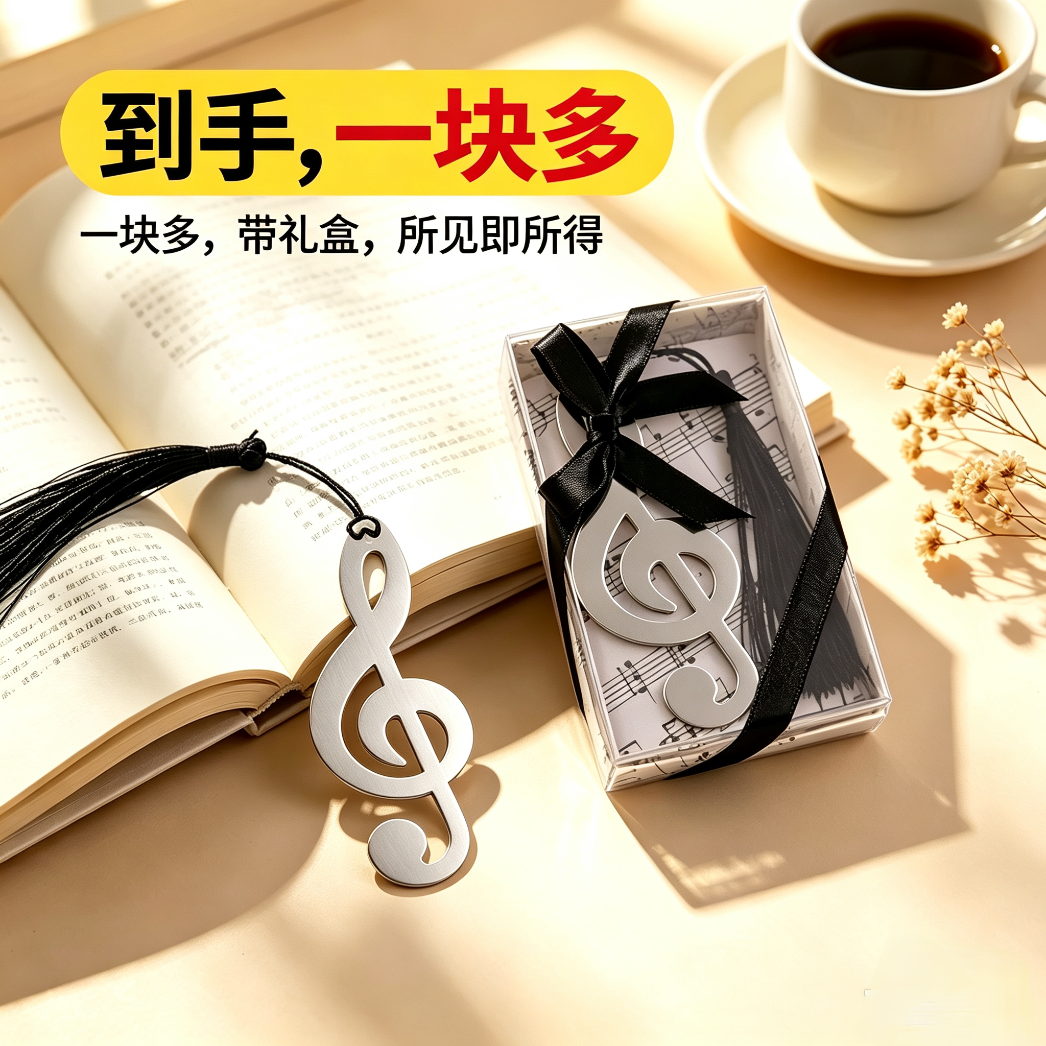 音符书签超划算礼盒装学生礼品