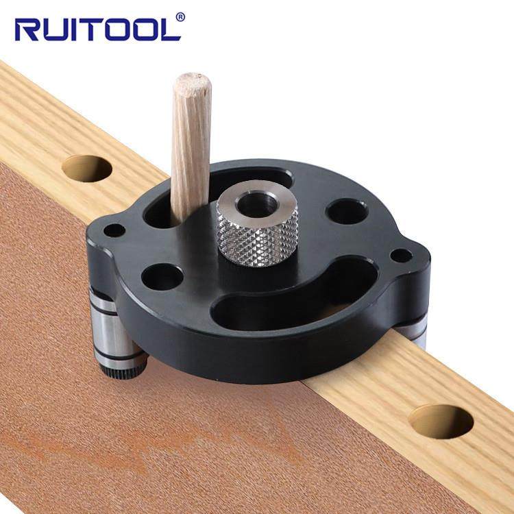 木工直孔打孔器6 8 10mm自定心圆木榫拼接钻孔定位器开孔木工工具