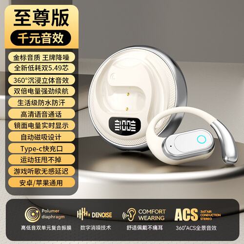 曼哈顿德国进口柏林之声F206挂耳式高音质佩戴运动蓝牙耳机超长续