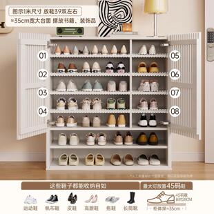 实木鞋柜家用门口收纳柜一体靠墙入户门玄关柜走廊2025新款包安装