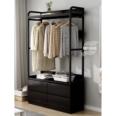 家用铁艺衣帽架斗柜挂落