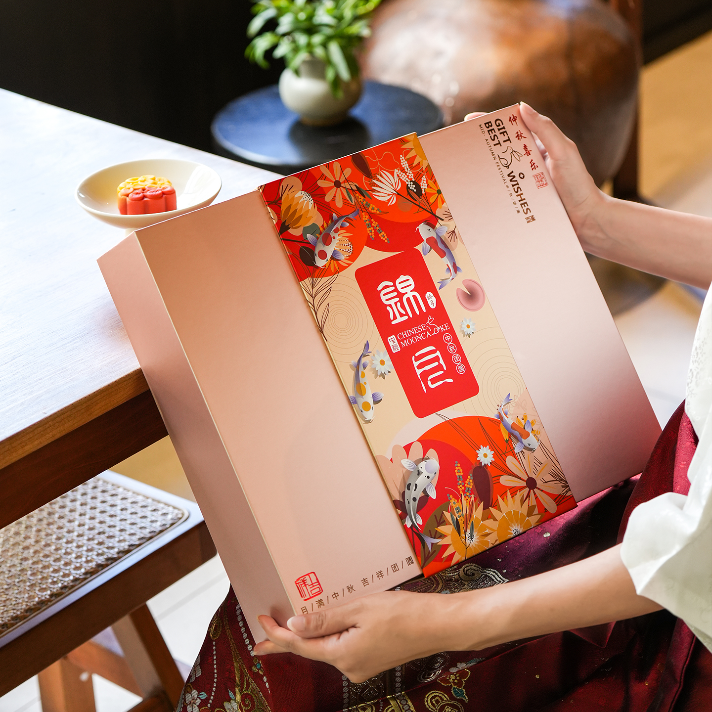25新款月饼包装盒定制