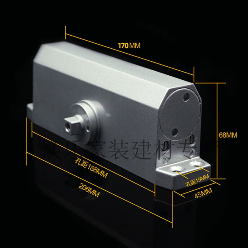升级版大号071闭门器液压缓冲楼宇门单元门闭门器100KG自动关门器