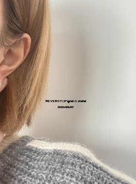 【Neverstop】多彩绚丽宫廷风花边款带宝石重工独特珍珠耳饰纯金