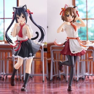 现货 FuRyu 轻音少女 轻音少女 猫耳 中野梓 平泽唯 景品手办