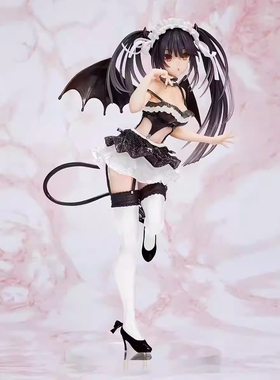 约会大作战 时崎狂三 紫色小恶魔 精灵 动漫二次元美少女机箱摆件