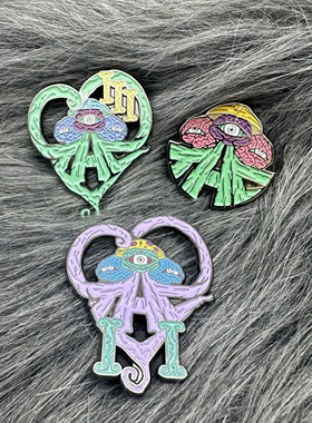 THE HOMIE霍米依 乐队DJ THCC集体俱乐部标志金属徽章