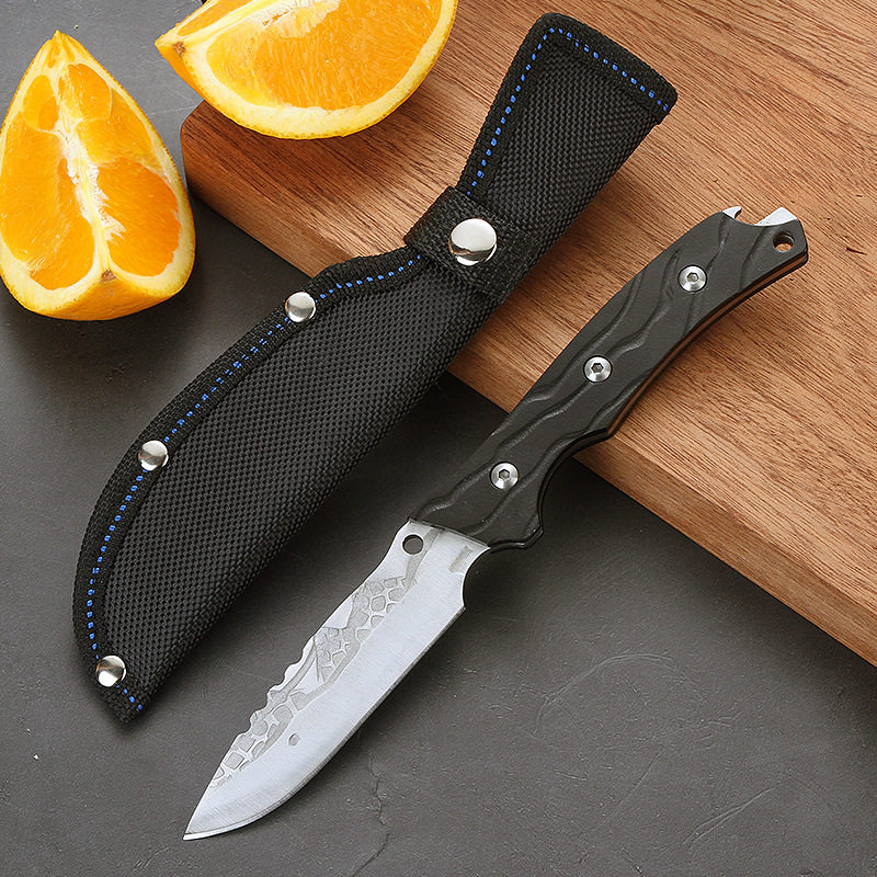 高硬度野外生存刀户外军工随身折叠刀便携式水果刀多功能锋利小刀
