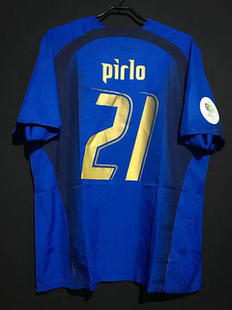 经典复古2006世界杯意大利球衣卡纳瓦罗皮耶罗因扎吉托蒂足球服