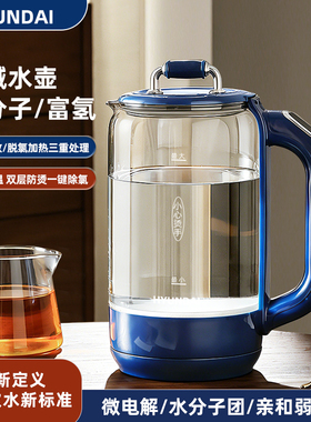 【官方】HYUNDAI富氢弱碱小分子养生烧水壶家用多功能花茶壶保温