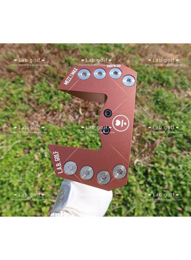 网红爆款LAB MEZZ.1 MAX 棕色零扭矩杆面自动回正平衡高尔夫推杆