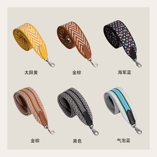 适用于爱马仕帆布包包宽肩带加厚编织肩带蜡线斜跨单肩保龄球