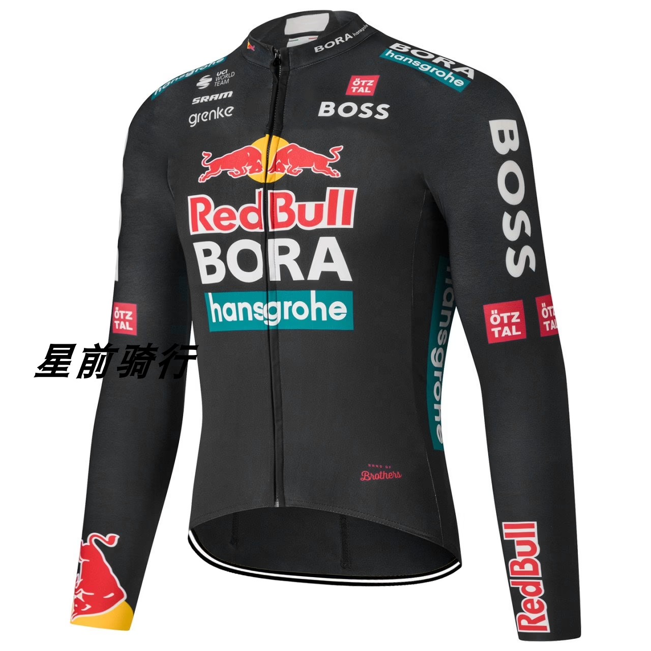 2024新款BORA-博拉自行车长袖骑行套装秋冬公路车骑行服单车衫男