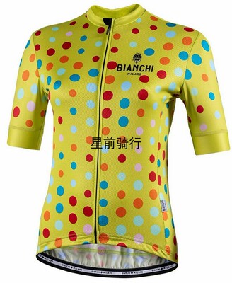 BIANCHI新款单车夏季短袖骑行服