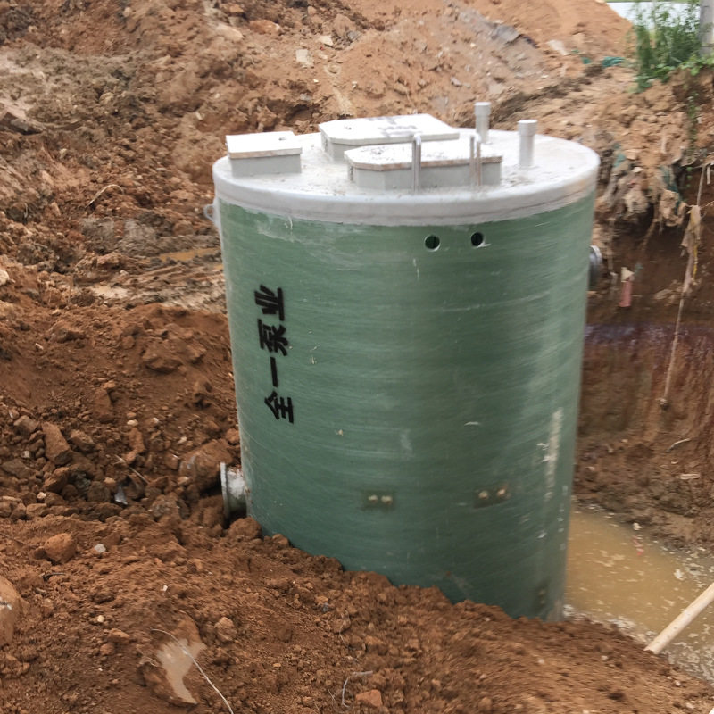 玻璃钢一体化预制泵站 城市农村地埋式提升泵站 雨水提升泵站