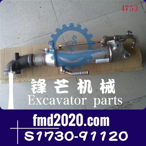 供应挖掘机配件SK350-8，J08E发动机EGR阀冷却器S1730-91120出口