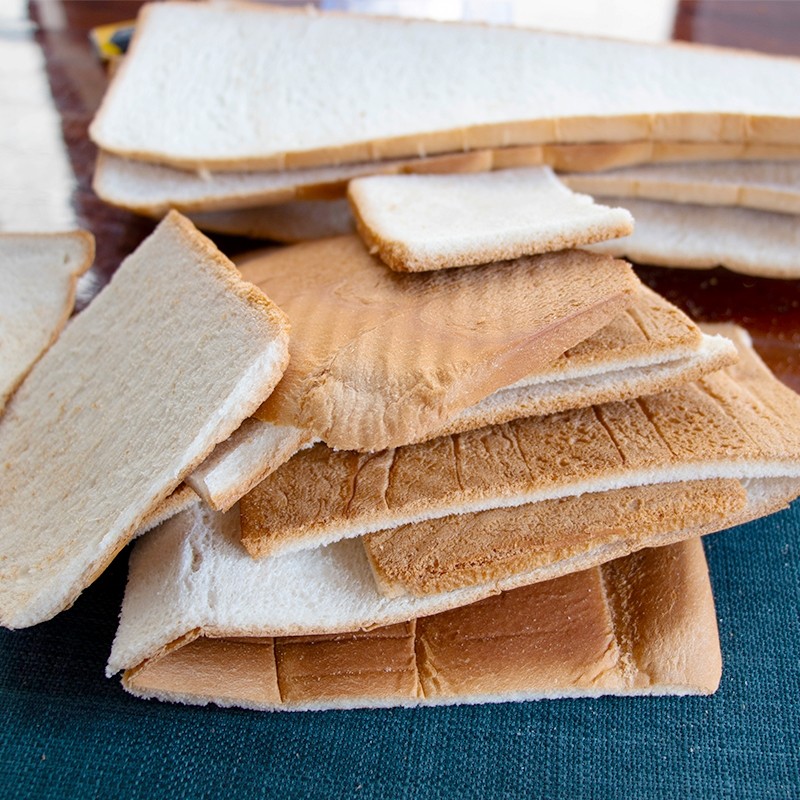 面包边角料零食按斤称芋泥巧克力原味无蔗糖厚切吐司儿童健康早餐