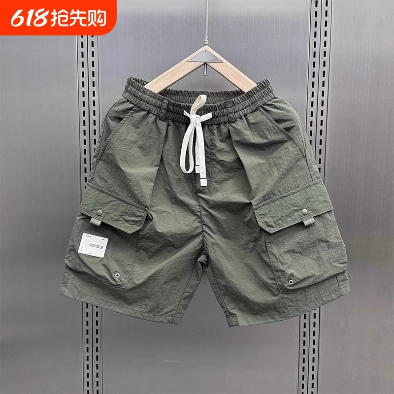 户外工装短裤男士夏季薄款冰丝