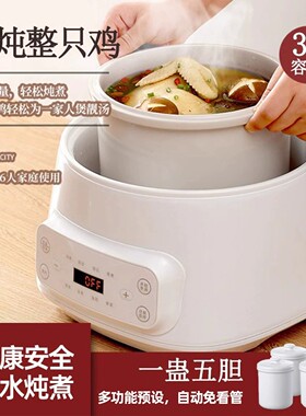 德国炖盅隔水炖家用4人用煲汤炖