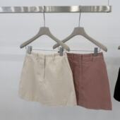 韩版 清仓no退no换 灯芯绒短裙7286