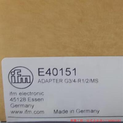 拍前询价:IFM E40151 E43202 E43303 E30013 全新原装正品易福门