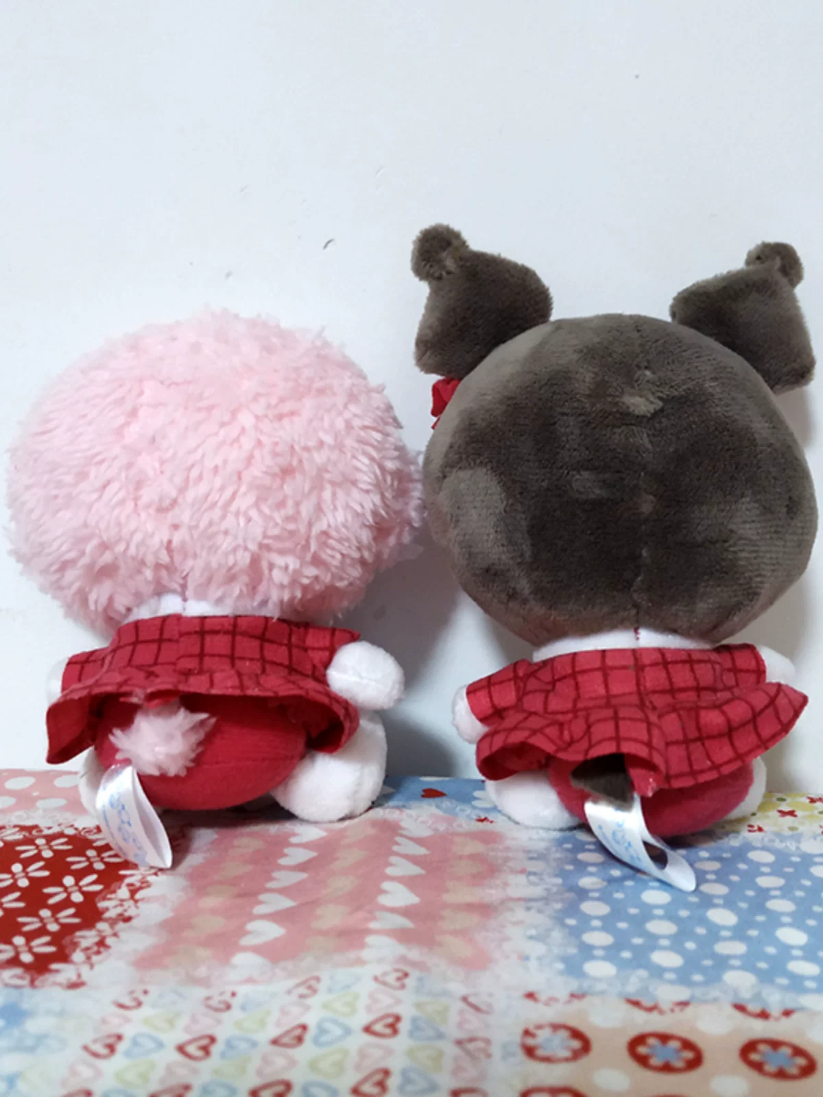 Японский единственный Kuromi Kuromi овечка пианино красная клетчатая юбка плюшевая кукла подвеска