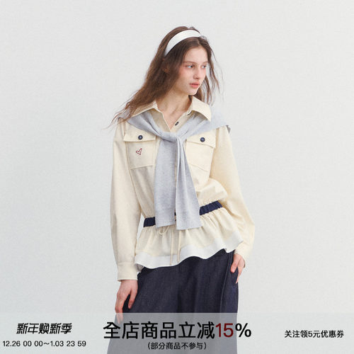 SPEARYOUTH休闲风常规衬衫外套