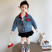 薄款 宝宝春季 牛仔衣超好看洋气时髦 儿童牛仔外套2026新款 女童春装