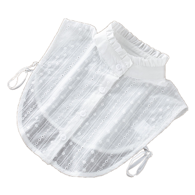 百搭假领子女湘蒙棉韩版