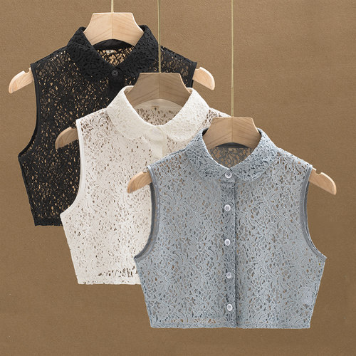 百搭风蕾丝高端春秋冬季假领子