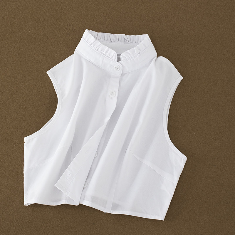 KOREAN VERSION OF FAKE COLLAR WOMENS WILD FAKE COLLAR SHIRT FAKE COLLAR SHIRT COLLAR SWEATER DECORATIVE COLLAR AUTUMN AND WINTER COTTON WHITE COLLAR